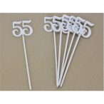 Beszúrható számok 55-ös - Fehér