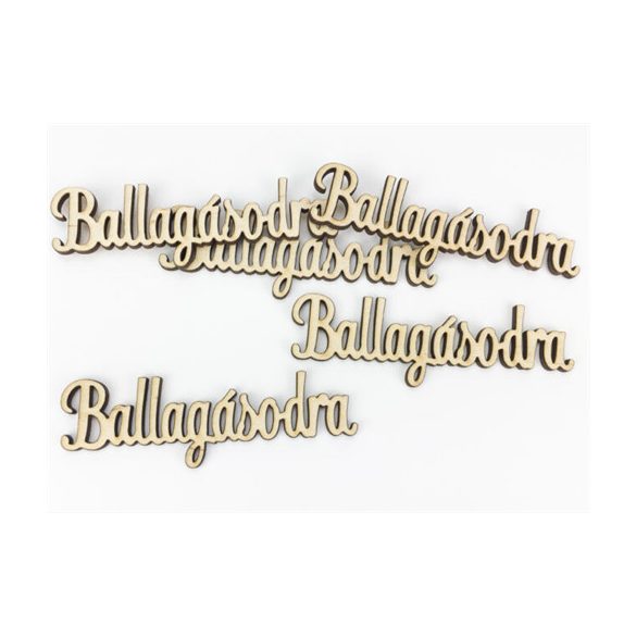 Natúr fa - "Ballagásodra" 3x10,5 cm 5db/csomag