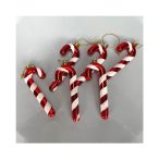 Nyalókapálcika akasztós 12x4,5x1,5cm - Piros 6db/dob