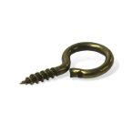 Csavaros akasztó 10x20 mm - Bronz 100db/csom