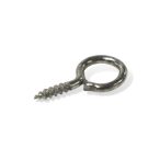 Csavaros akasztó 5x10 mm - Ezüst 15gr/csom