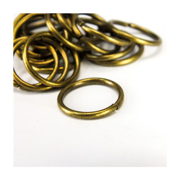 Fémkarika 1,5 cm 20db/csomag - Bronz