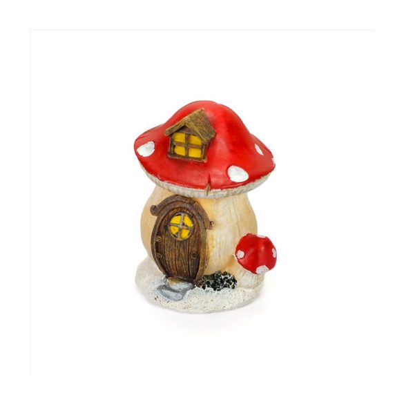 Házikó gomba világítós 9 cm