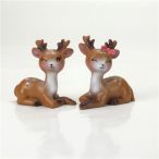 Szendei őzike pár 5,5x7 cm - 2db/szett