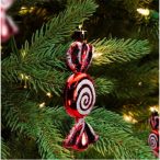 Szaloncukorka karácsonyfadísz 6db/dob