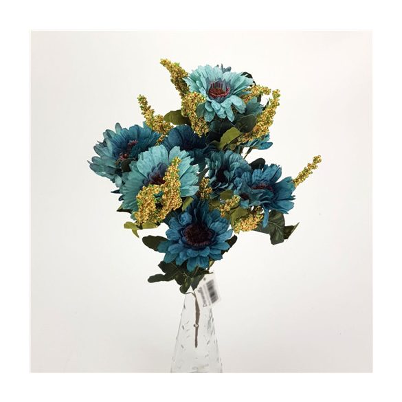 Gerbera csokor 35cm - Ódonkék