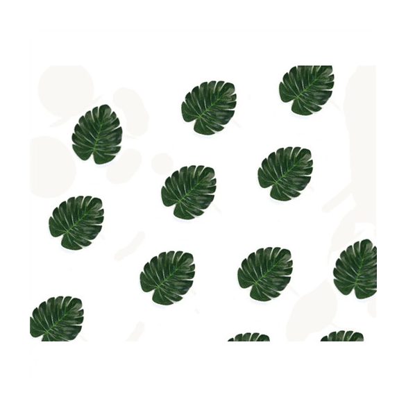 Szár nélküli filodendron levél 20x17cm - (12db/csom.)