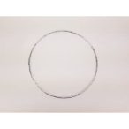 Fém karika 30 cm - Ezüst borítás