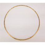 Fém karika 30 cm - Arany borítás