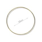 Fém karika 35cm - Arany borítás