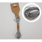 Sodrott zsinor 2mm ezüst 3m