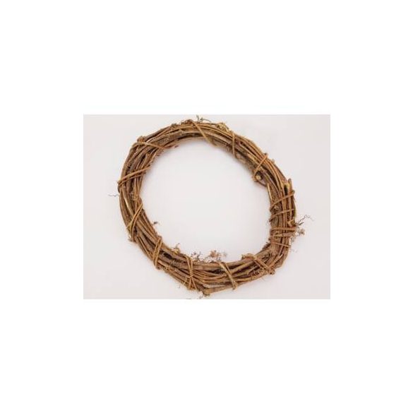 Inda koszorú 25 cm - Barna