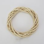 Vessző koszorú 20cm - Krém