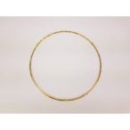 Fém karika 30cm - Arany borítás