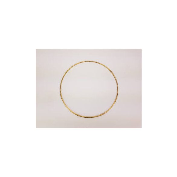 Fém karika 30cm - Arany borítás
