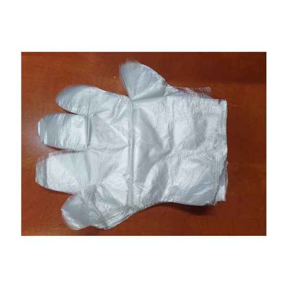 Eldobható fólia kesztyű 100db/cs