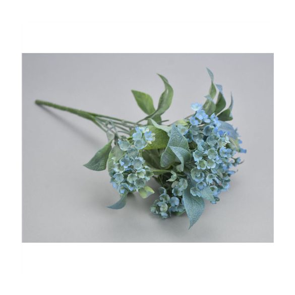 Korall virág csokor 28cm - Kék