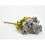 Apróvirágos csokor 29cm - Ódonkék