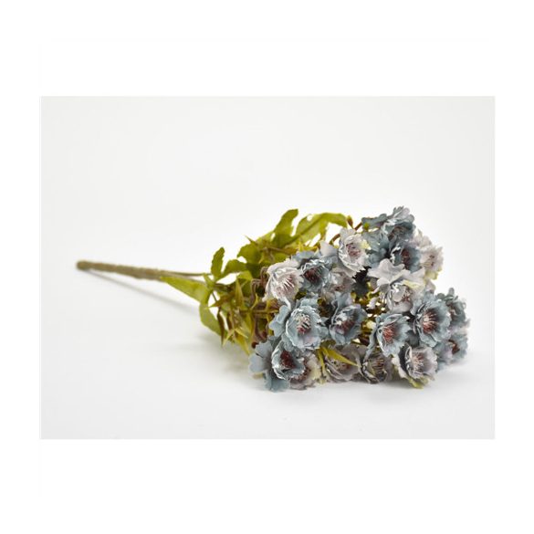 Apróvirágos csokor 29cm - Ódonkék