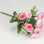 Boglárka csokor rezgővel 30cm - Rózsaszín