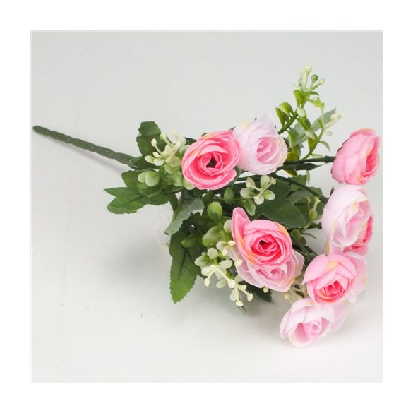 Boglárka csokor rezgővel 30cm - Rózsaszín