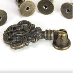 Fém fogantyú 3,2x5,8 cm - Bronz 5db/csom.