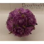 Rózsagömb lila/fehér kicsi