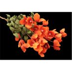 Virágcsokor 48cm 4 ág - Narancs