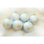 Gömb üveg 6 cm  Jég Kék S/5