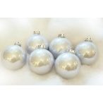 Gömb üveg 6 cm Világos kék színű S/5