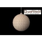 Gyöngyös gömb 8cm