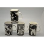 Bögre 3 dl b&w kolyokkutyás 4 féle