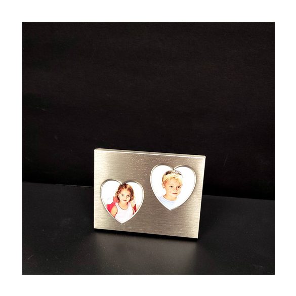 Fém Képkeret 8,5x10cm 2-es, akasztóval, támasztóval