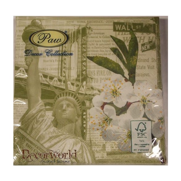 Szalvéta 33x33cm New York