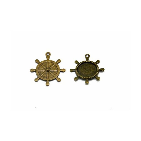 MEDAL KÖR HAJÓ KORMÁNY FORM. 20 MM LENCSÉHEZ