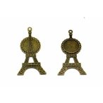 Medál kör Eiffel torony form 20 mm lencséhez