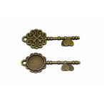 Medál kör kulcs form. 20mm lencséhez