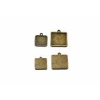 Medál kocka sima 2x20mm lencséhez