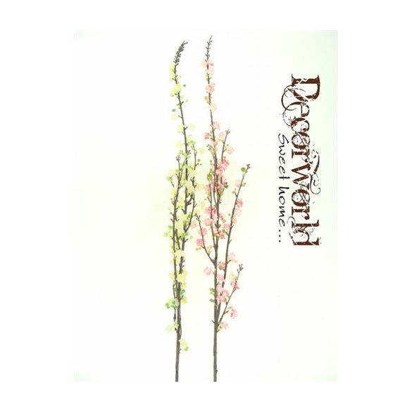 Selyemvirág tavaszi ág 92cm pink/fehér