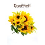 Selyemvirág napraforgó 7 fejes