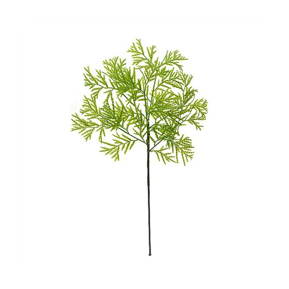 Selyemvirág thuja ág 54cm 6ág zöld