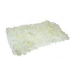 Szőnyeg selyemvirág 60x40 cm - Fehér