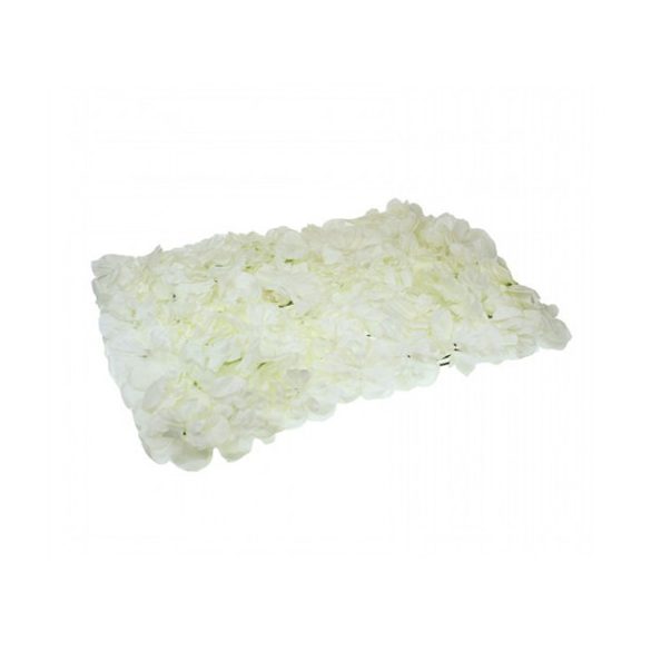 Szőnyeg selyemvirág 60x40 cm - Fehér