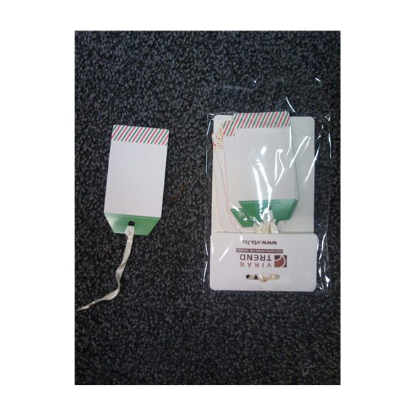 Ajándékkísérő papír S/12 karácsonyi mintás