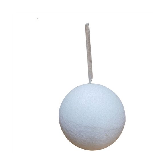 Hungarocell Hógolyó Gömb 15 cm világító akasztós - Fehér