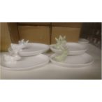 Tál kerámia nyúllal 13cm - Fehér