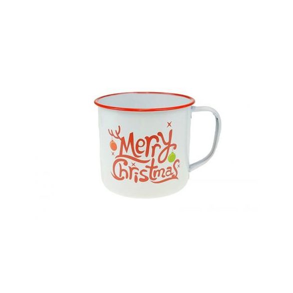 BÖGRE CINK D7,5 H6,5 FEHÉR PIROS FELIRATTAL