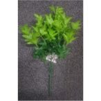 Selyemvirág borostyán csokros 35cm zöld