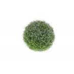 Selyemvirág gömb buxus D16cm - Hamvas zöld