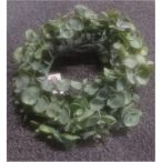 Koszorú selyemvirág eucaliptus púderes D20 zöld